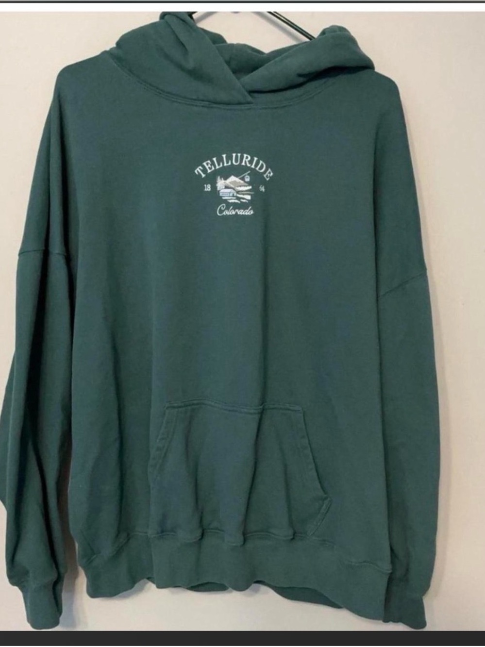 Hollister Telluride Forest Green Hoodie